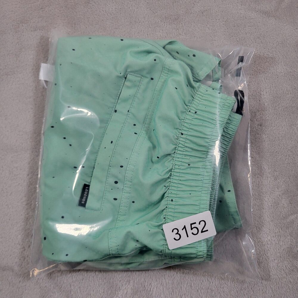 Legends Luka Lined Shorts Mens Medium Mint Green Splatter Athletic Running Gym - Picture 8 of 8